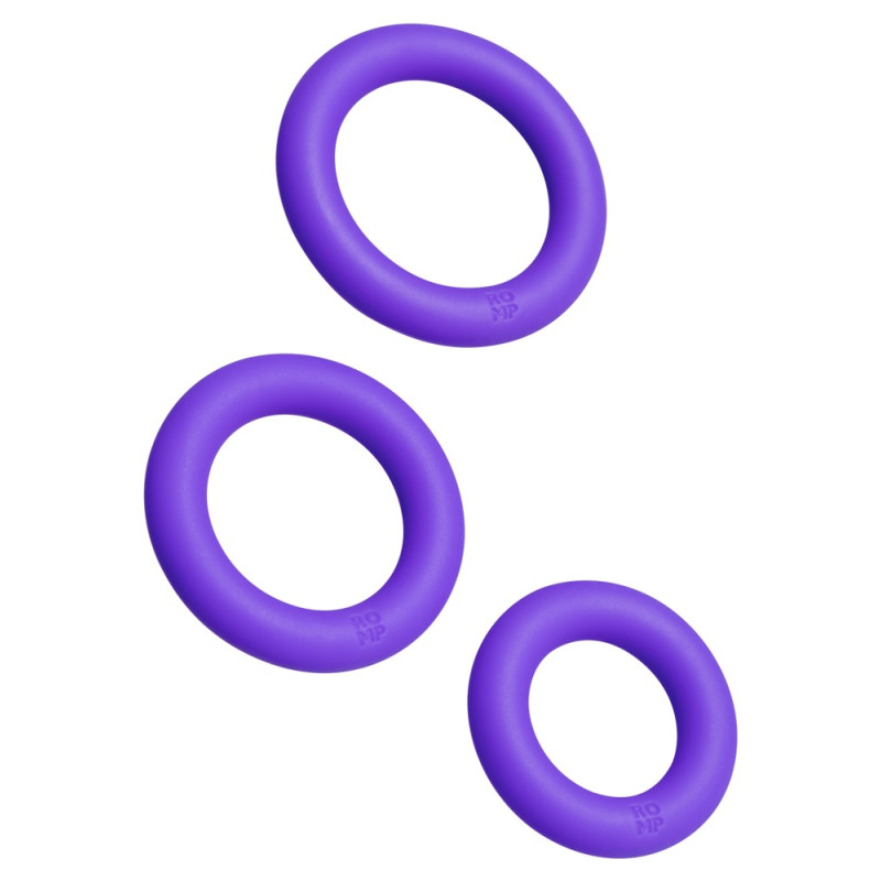 ROMP by WOW TECH Lot de 3 Cockrings Remix Trio Violet